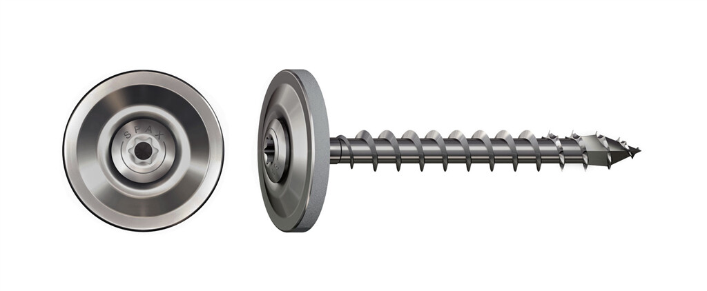 Wood screws  4,5 x 25  A2 with fealing washer 19mm